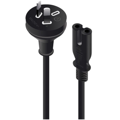 ALOGIC MF-AUS2PC7-02 - 2M AUS 2 PIN MAINS PLUG TO IEC C7 MTOF