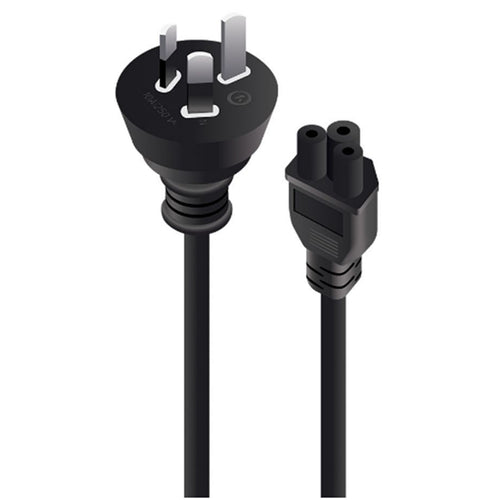 ALOGIC MF-AUS3PC5-0.5 - 0.5M AUS 3 PIN MAINS PLUG TO IEC C5 MTOF
