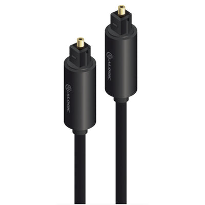 Alogic Toslink Cable - 2m - Black Premium Digital Audio - Fibre