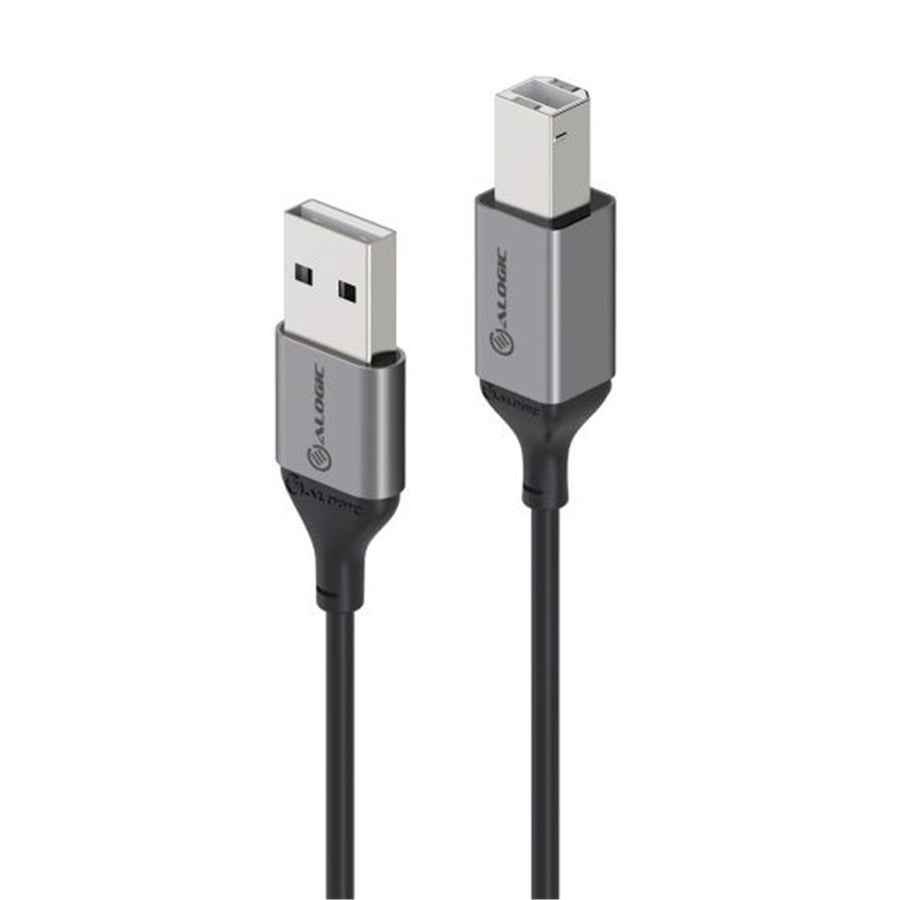 ALOGIC U22ABRBK - 2M USB2.0 (STECKER) ZU USB-B (STECKER) KABEL