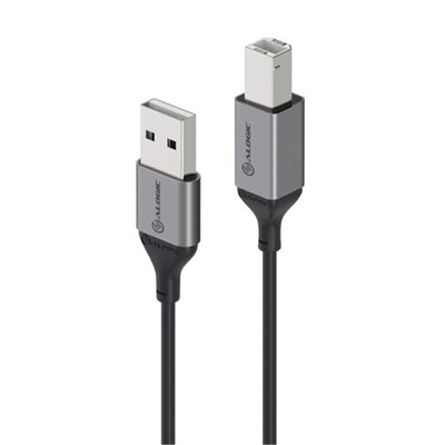 ALOGIC U22ABRBK - 2M USB2.0 (STECKER) ZU USB-B (STECKER) KABEL