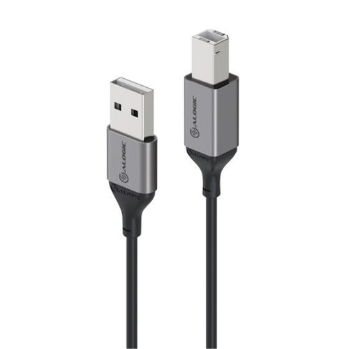 ALOGIC U25ABRBK - 5M USB2.0 (MALE) TO USB-B (MALE) CABLE