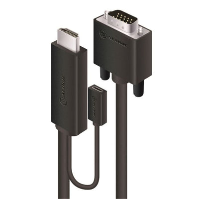 ALOGIC HDVG-MM-02 - 2M HDMI TO VGA CABLE W. USB POWER