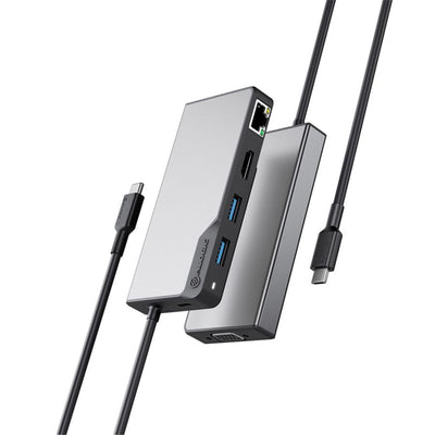 Alogic Fusion UCFUPRGVV2-SGR  USB-C Hub - Space Grey