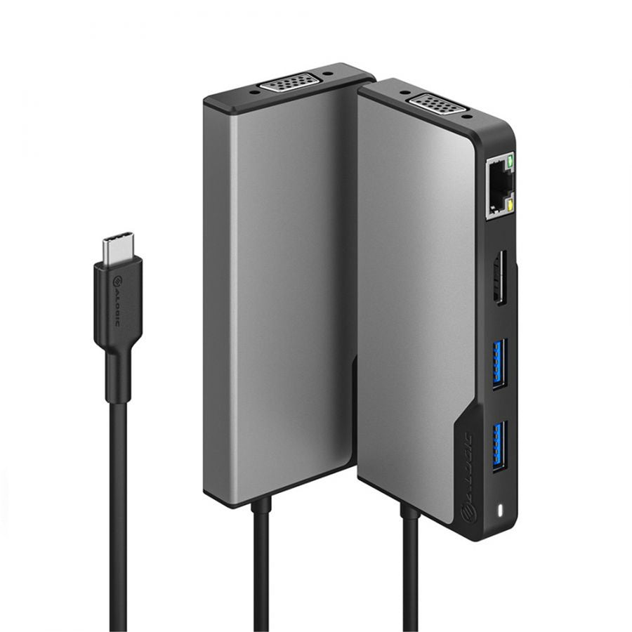 Alogic Fusion UCFUPRGVV2-SGR  USB-C Hub - Space Grey