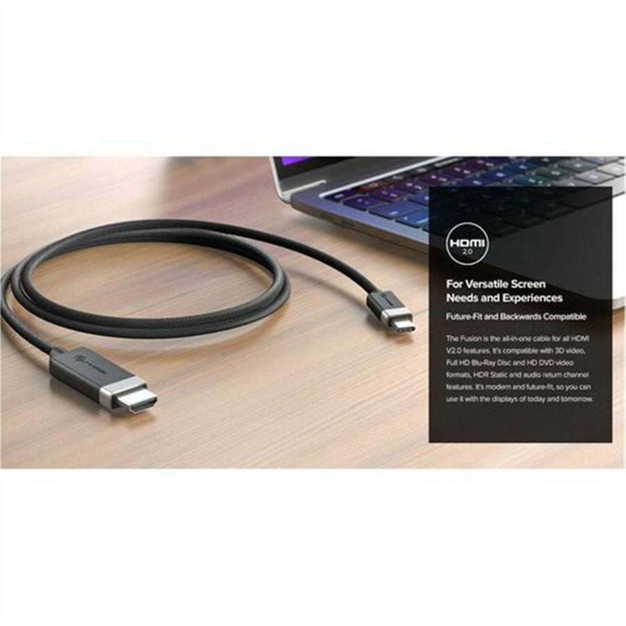 FUCHD1-SGR - ALOGIC Fusion Series USB-C-auf-HDMI-Kabel
