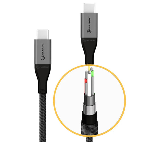 Alogic ULCC2030-SGR  Super Ultra USB 2.0 USB-C to USB-C