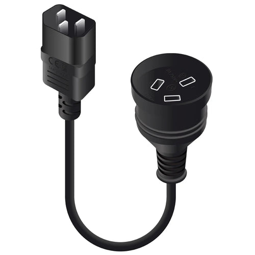 MF-C14AUS3P-0.15 - ALOGIC 0.15M IEC C14 TO AUS 3 PIN MAINS