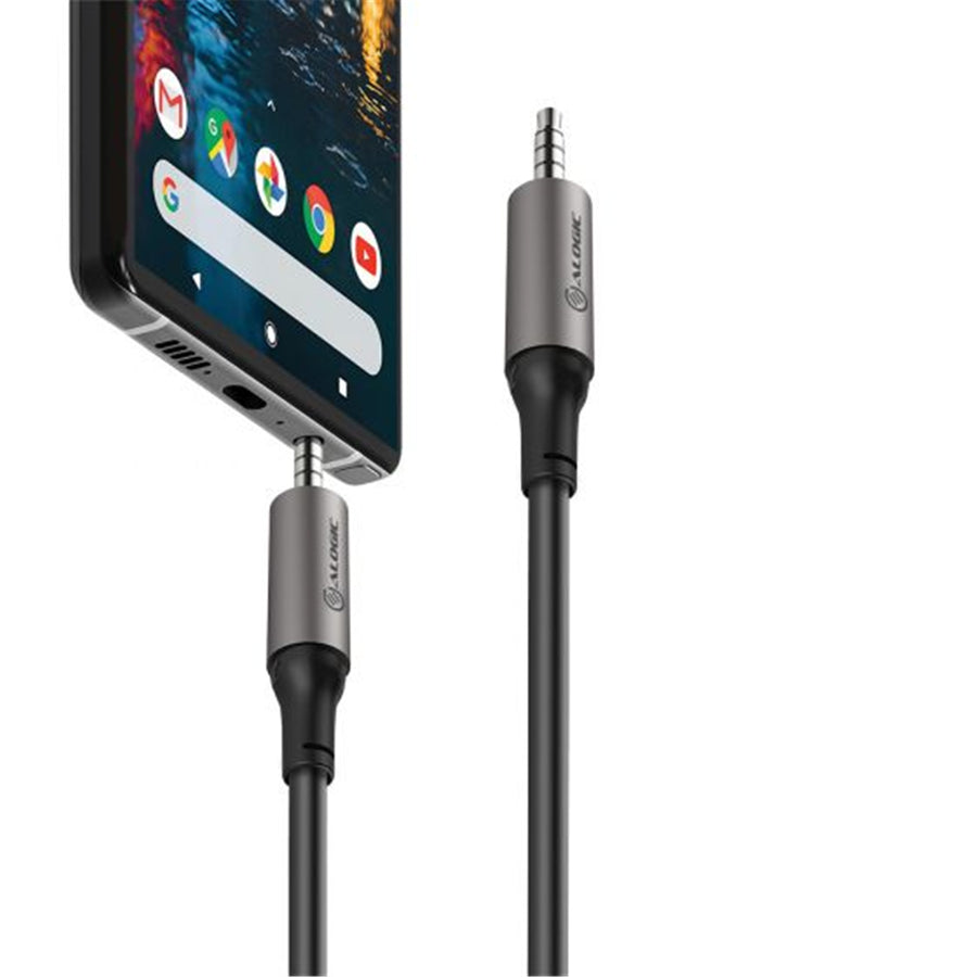 Alogic ACM5RBK 3,5mm Audio Verlängerungskabel – 5m