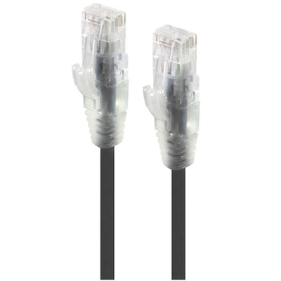Alogic C6S-02BLK Cat6 Ultra Slim Ethernet Cable - 2m - Black