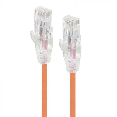 ALOGIC C6S-0.50ORN - 0,50M ORANGES SCHLANKES CAT6 KABEL UTP 28AWG