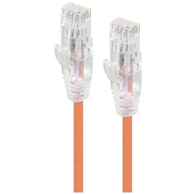 Alogic C6S-1.5ORN Cat6 Ultra Slim Ethernet Cable - 1.5m - Orange