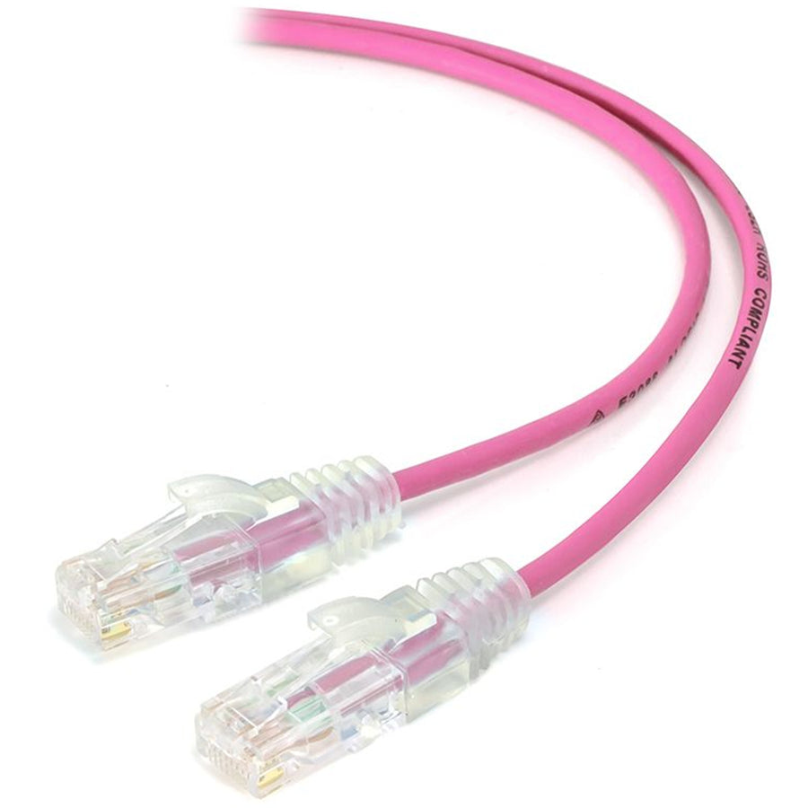 Alogic C6S-0.50PNK Cat6 Ultraschlankes Ethernet-Kabel – 50 cm – Pink