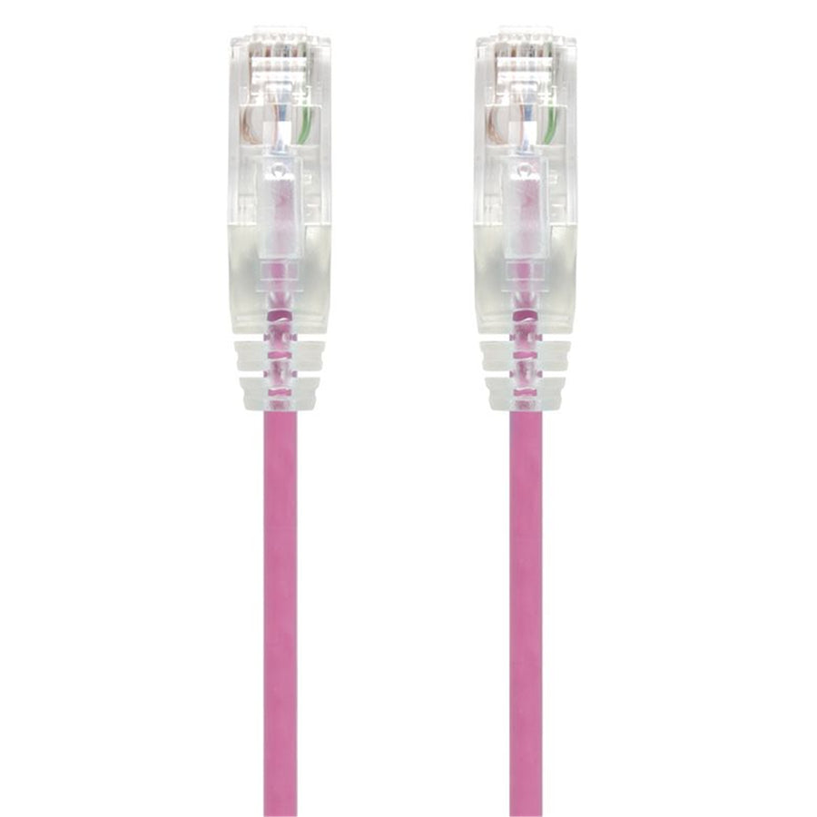 Alogic C6S-0.50PNK Cat6 Ultraschlankes Ethernet-Kabel – 50 cm – Pink