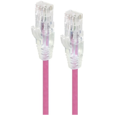 Alogic C6S-03PNK Cat6 Ultra Slim Ethernet Cable - 3m - Pink