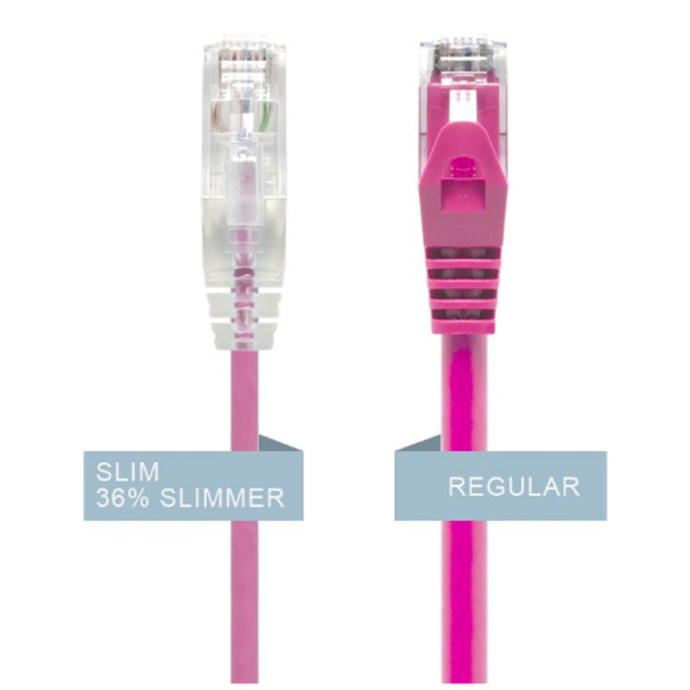 C6S-05PNK - ALOGIC 5M PINK ULTRA SLIM CAT6 NETWORK C