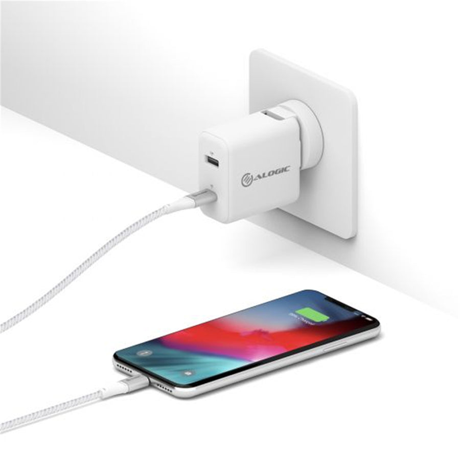 ALOGIC ULC8P1.5-SLV - USB-C-AUF-LIGHTNING-KABEL - 1,5 M - SILBER