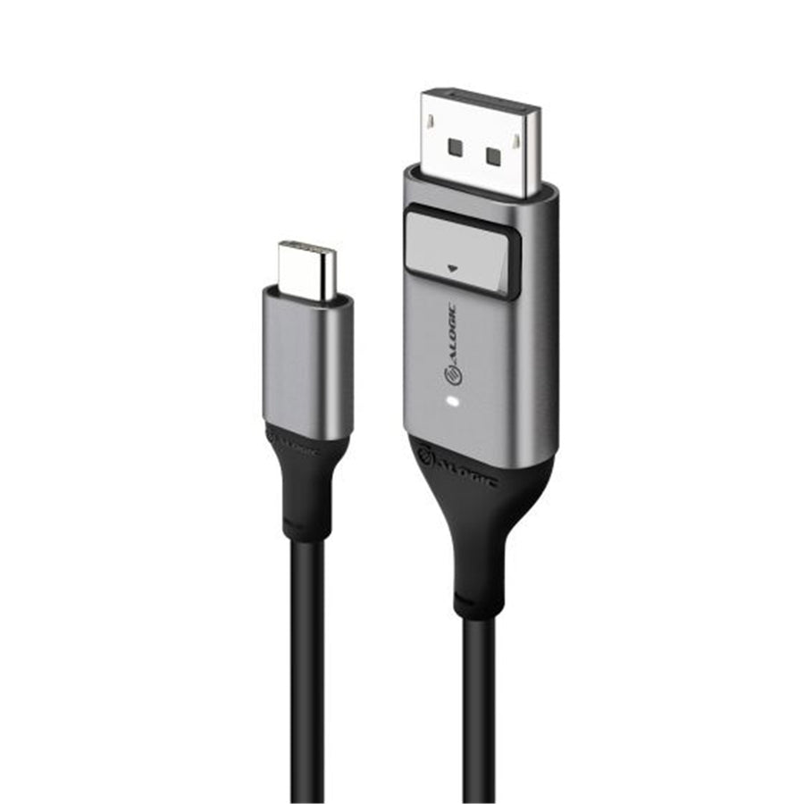 Alogic Ultra ULCDP01-SGR USB-C auf DisplayPort Kabel - 1m - Space Grey