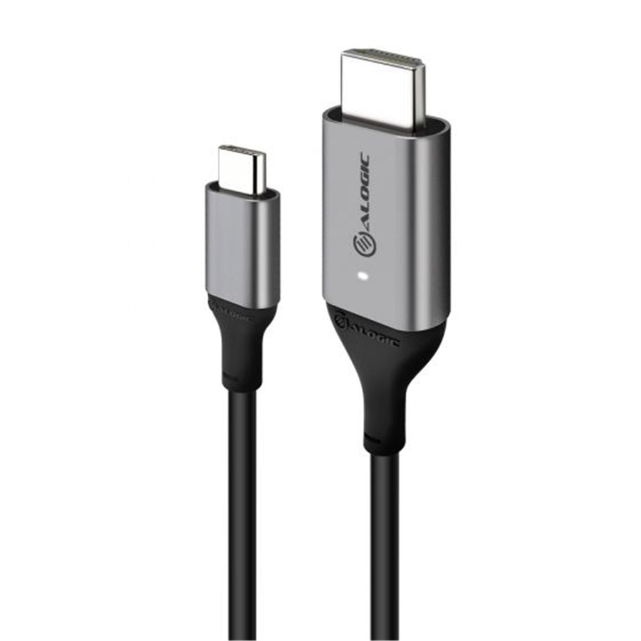 Alogic Ultra ULCHD02-SGR USB-C-auf-HDMI-Kabel – 2 m – Space Grey