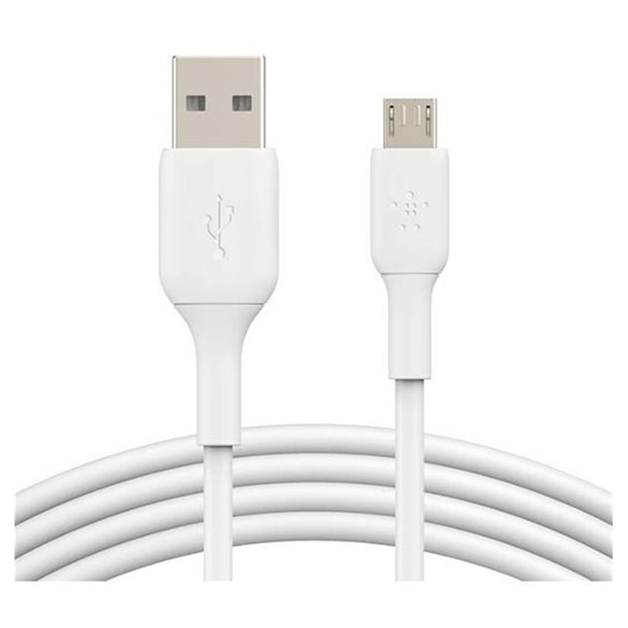 Belkin BoostCharge USB-A to MicroUSB Cable - 1m - White