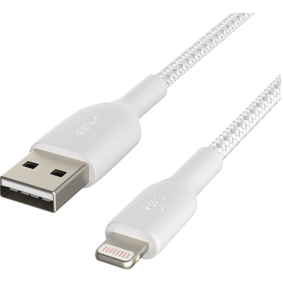 Belkin CAA002BT2MWH - LIGHTNING TO USB-A BRAIDED CABLE 2M WHT