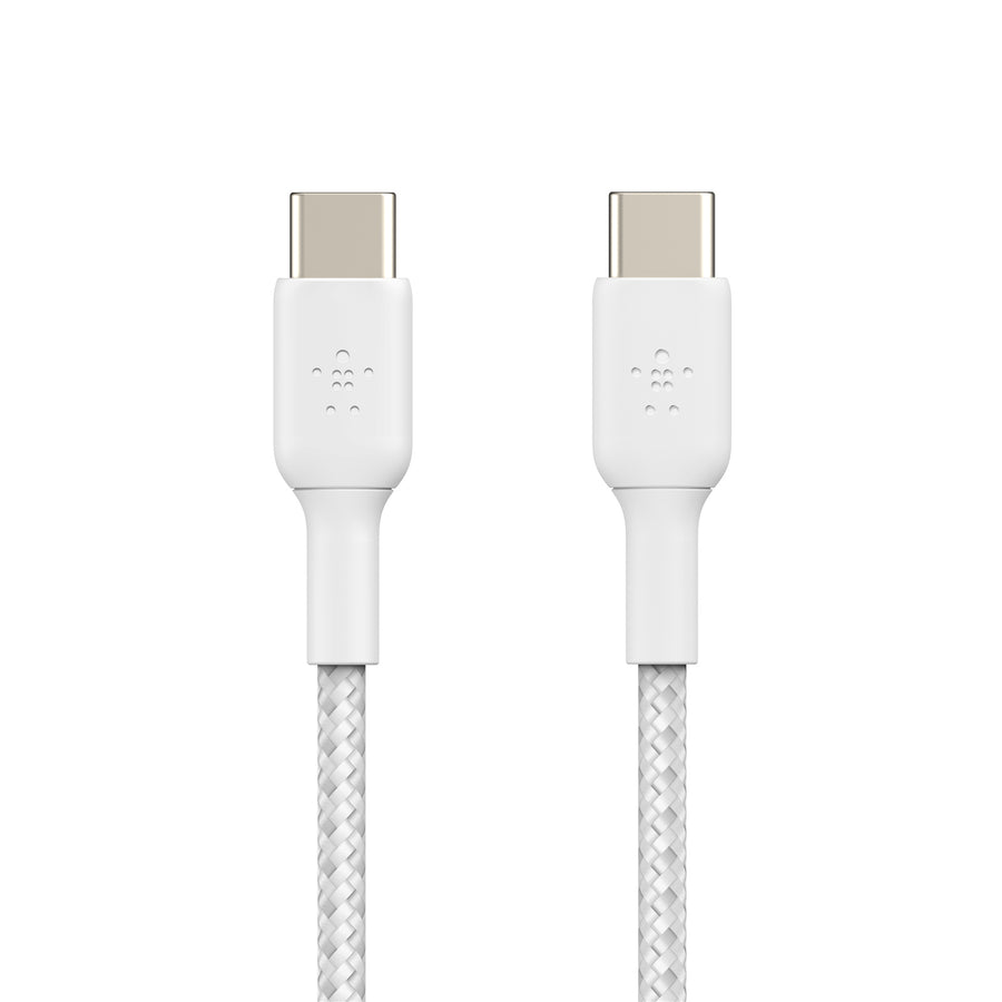 Belkin BoostCharge Braided USB-C Cable - 15cm - White
