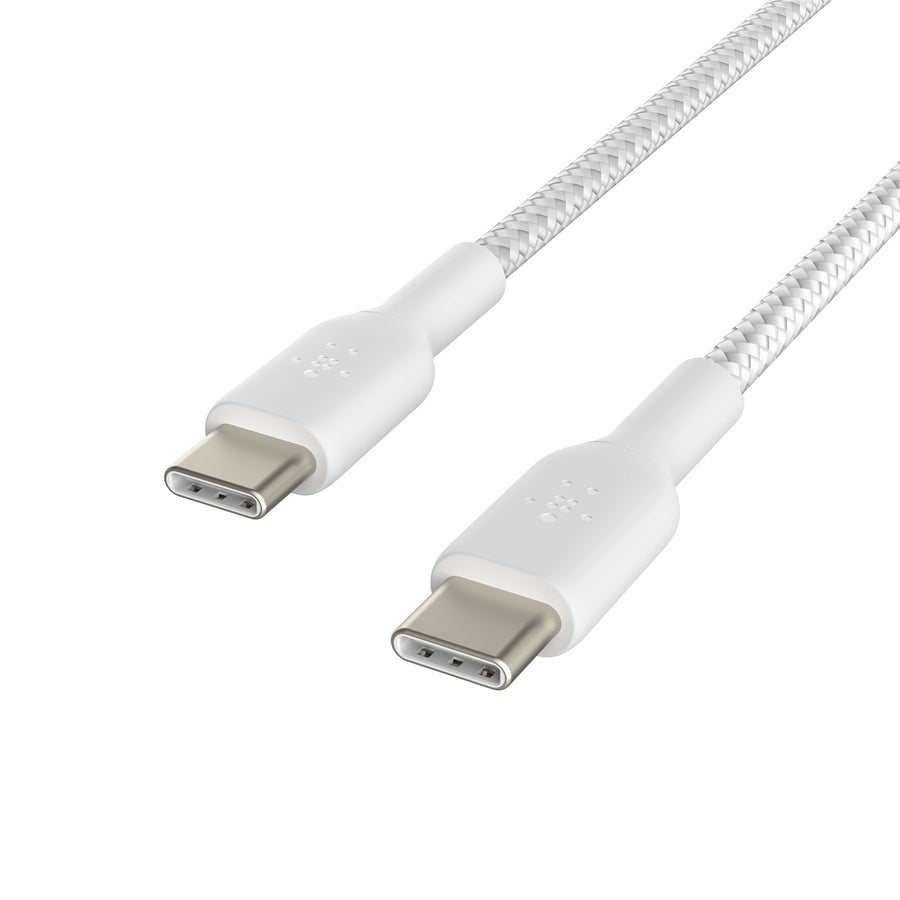 Belkin BoostCharge Braided USB-C Cable - 15cm - White