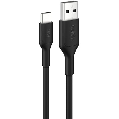Belkin BoostCharge USB-A auf USB-C 2.0, PCR-Kabel – 3M – Schwarz