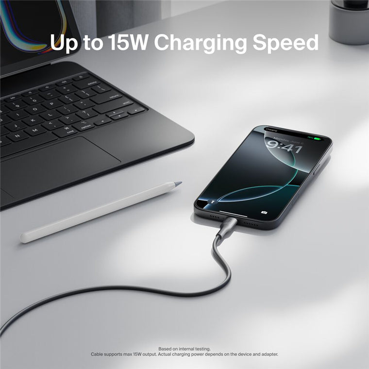 Belkin BoostCharge USB-A TO USB-C 2.0, PCR Cable - 3M - Black