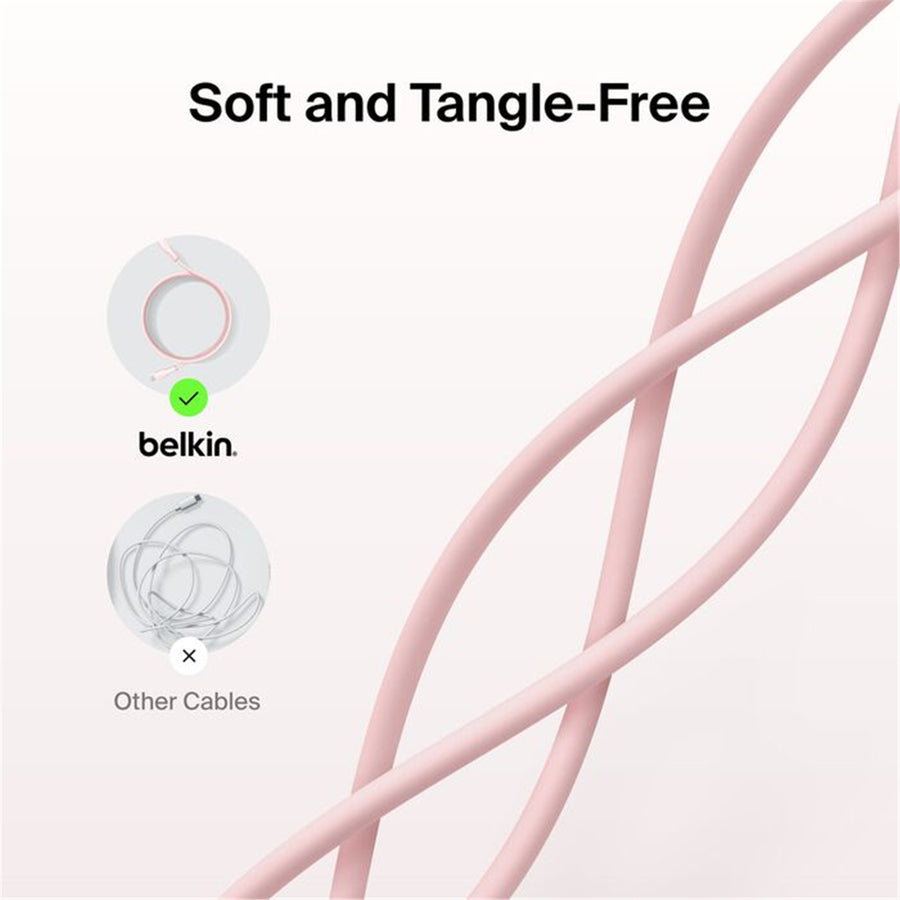 Belkin BoostCharge USB-C auf USB-C Kabel 60W - 1M ( Pink )