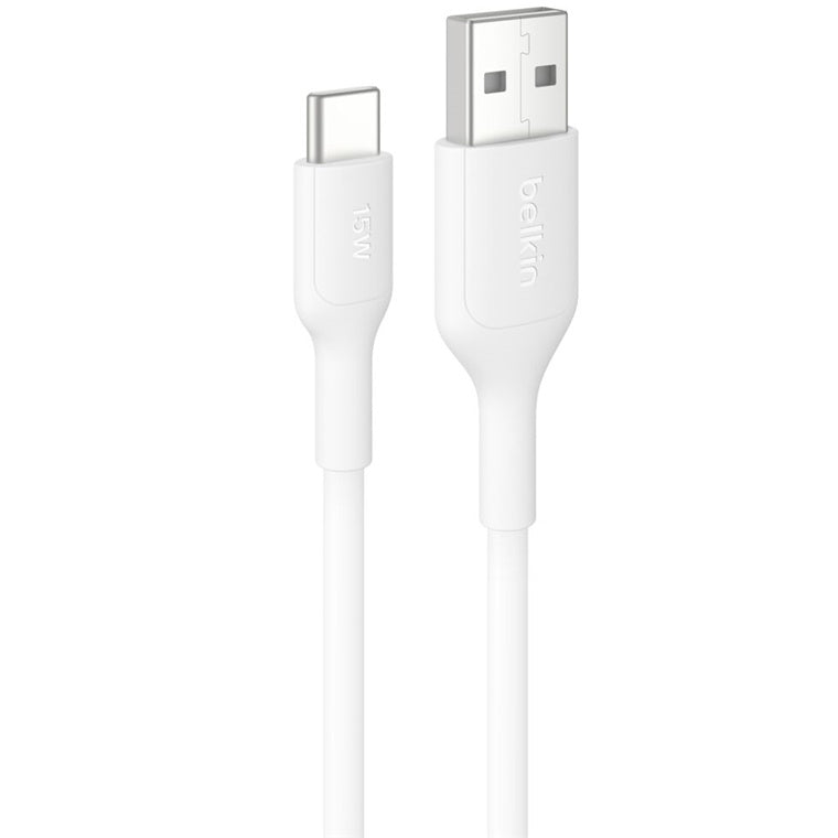 Belkin BoostCharge USB-A to USB-C Cable 15W - 2m - White
