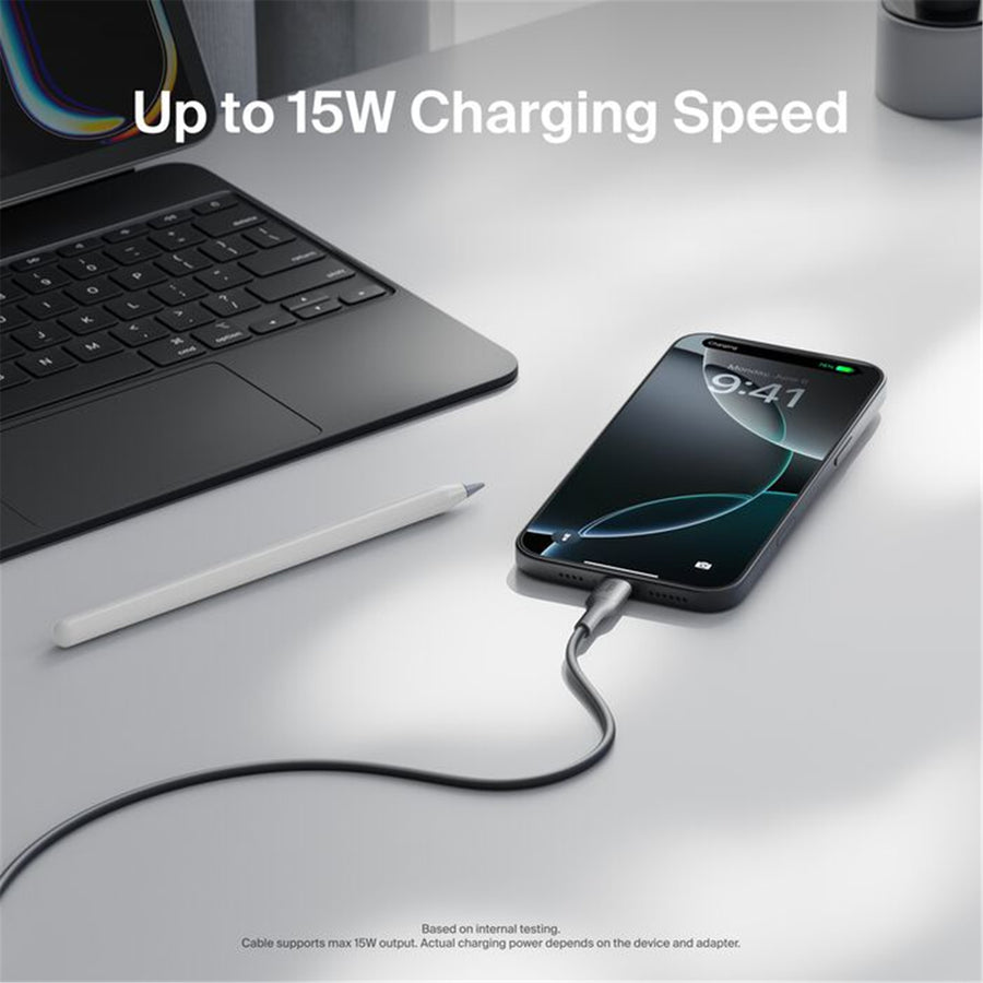 Belkin BoostCharge USB-A to USB-C Cable - 1m - Black