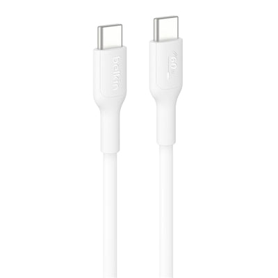 Belkin 60W USB-C-Kabel mit recyceltem Kunststoff (PCR) – 2 m – Weiß