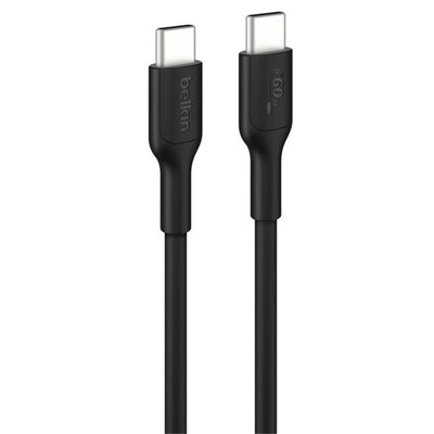Belkin CAB023FQ3MBK – USB-C-auf-USB-C-Kabel, 60 W, 2.0 PCR, 3 m, schwarz