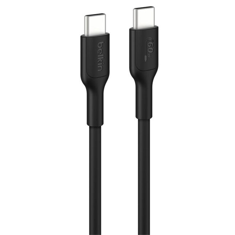 Belkin CAB023FQ3MBK - USB-C TO USB-C 60W 2.0 PCR CABLE 3M - BL