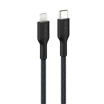 Belkin CAA022FQ2MBK - BOOSTCHARGE PRO GEFLOCHTENE USB-C-LTG 2M - SCHWARZ