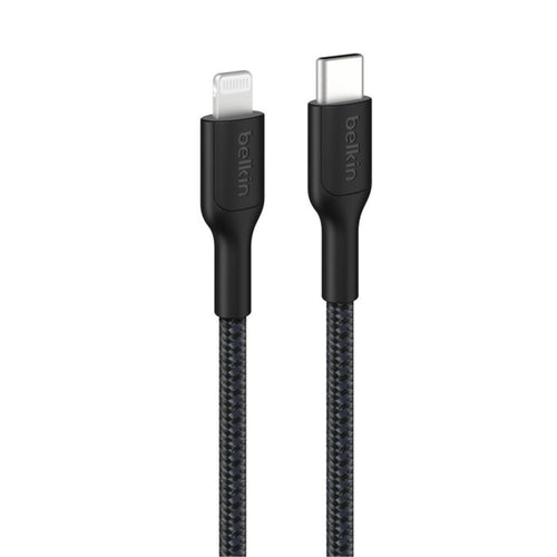BELKIN CAA022FQ1MBK - BOOSTCHARGE PRO BRAID USB-C-LTG 1M - BLK