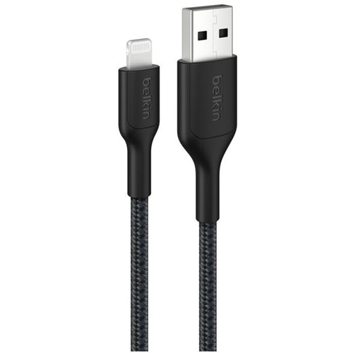 Braided USB-A Cable-LTG Connector 15cm