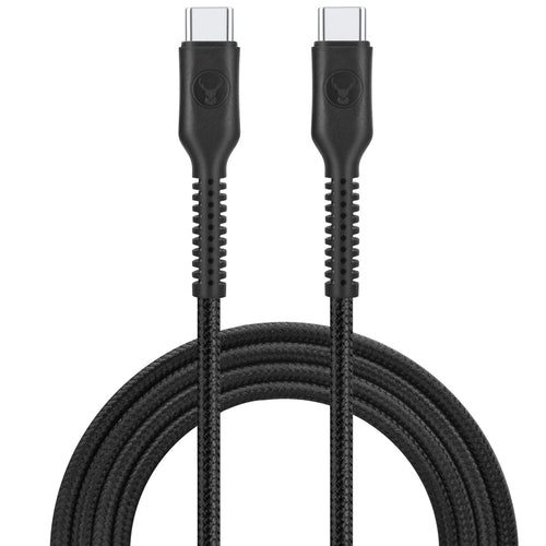 Bonelk ELK-04520-R ELK-04520-R - Bonelk Long-Life Easy Grip USB-C to USB-C Cable, 240w/480Mbps - 1.5m (Black)