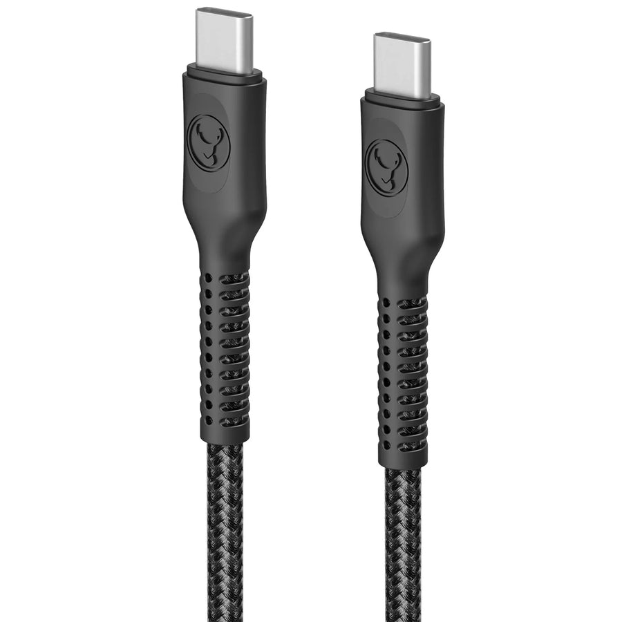 ELK-04520-R - Bonelk Long-Life Easy Grip USB-C auf USB-C Kabel, 240W/480Mbps - 1.5m (Schwarz)