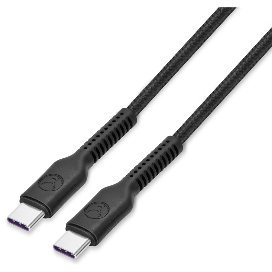 ELK-04520-R - Bonelk Long-Life Easy Grip USB-C auf USB-C Kabel, 240W/480Mbps - 1.5m (Schwarz)