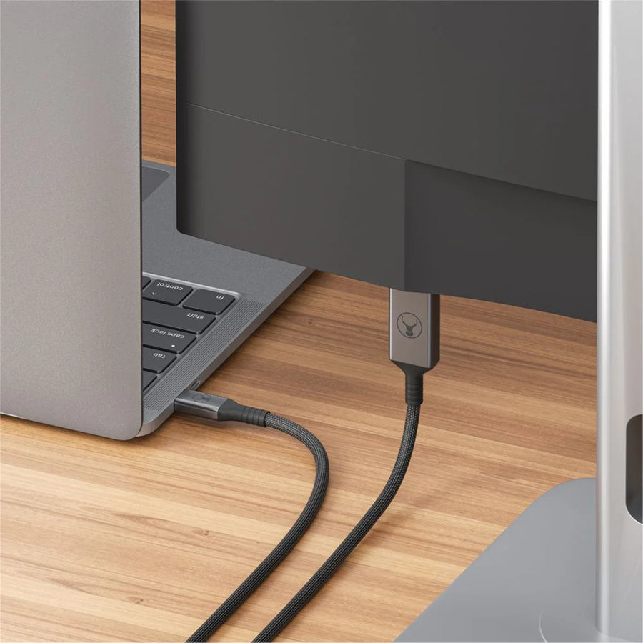 Bonelk USB-C to Display Port 4K 60Hz Long Life Cable 1.5m (Black)
