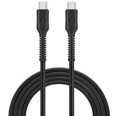 ELK-05030-R - Bonelk Long-Life Easy Grip USB-C auf USB-C Kabel, 100W 1,2m (Schwarz)