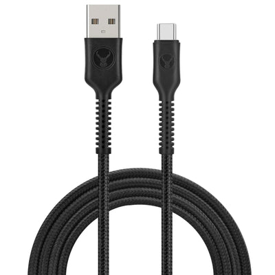 ELK-05037-R - Bonelk Long-Life Easy Grip USB-A auf USB-C Kabel, 60W 2m (Schwarz)