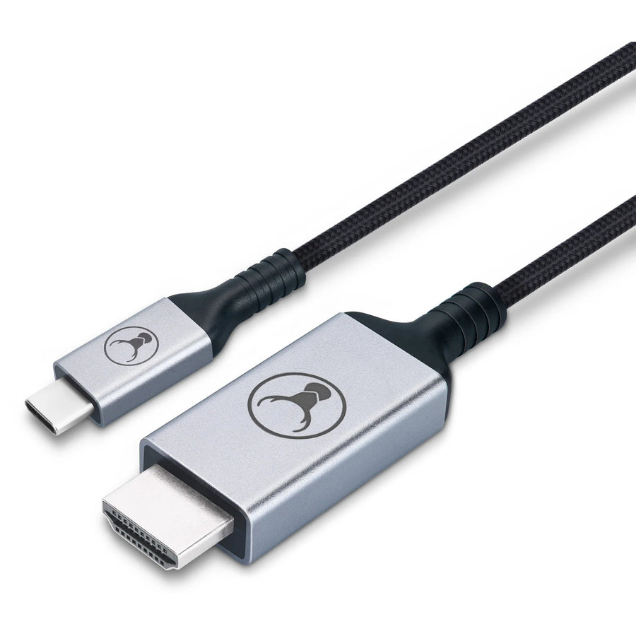 Bonelk Long-Life USB-C to HDMI Cable - 1.5m - Black - Space Grey