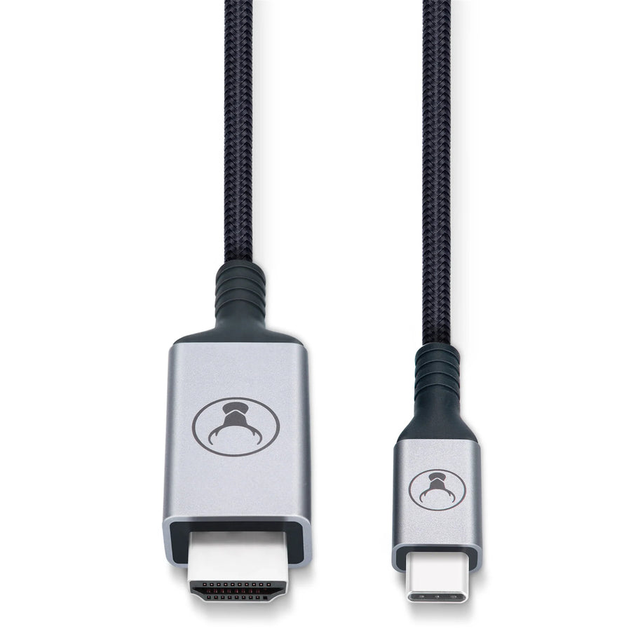 Bonelk Long-Life USB-C to HDMI Cable - 1.5m - Black - Space Grey