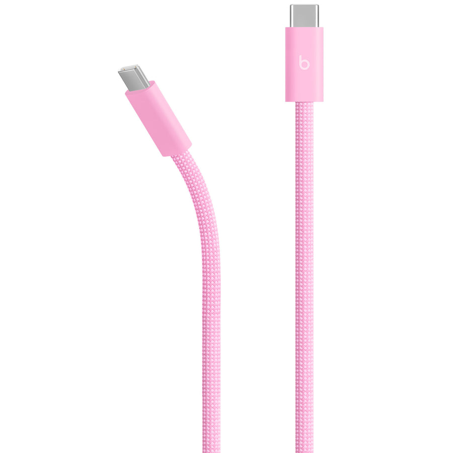 Beats   240W USB-C to USB-C Braided Cable (3 m / 10 ft)  - Power Pink