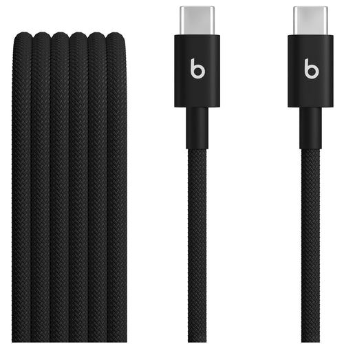 Beats   USB-C to USB-C Woven Cable (1.5 m) - Bolt Black (2 Pack)
