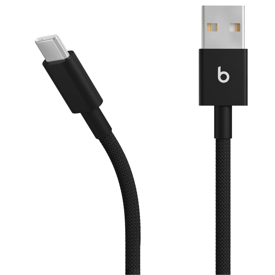Beats   USB-A to USB-C Woven Cables (1.5 m) - Bolt Black (2-Pack)