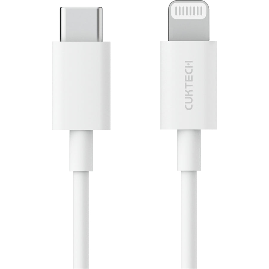 CUKTECH 1m USB-C to Lightning  Charge Cable - White -